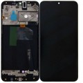 LCD+Touch screen Samsung A105 A10 juodas (black) (Service Pack) (O)